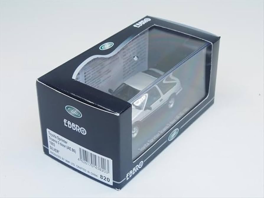 エブロ 1/43 トヨタスプリンタートレノ 3 door AE86 1983 Amazon.co.jp: エブロ 1/43 トヨタ スプリンタートレノ AE86